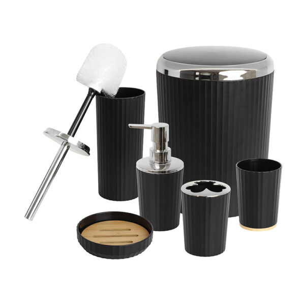 Bath Haven: Modern Luxury Bathroom Accessories (6pcs)