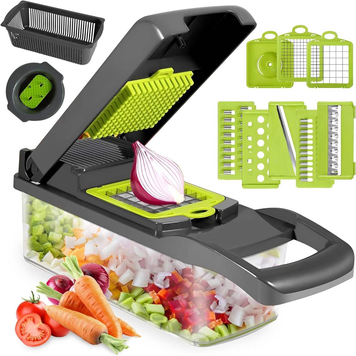 Featured image for '16 in 1 Manual Hand Fruits and Vegetable Cutter'