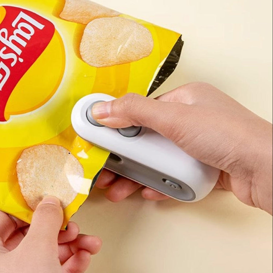 Featured image for 'QuickSeal Mini: 2-in-1 Rechargeable Bag Sealer and Cutter for Food Freshness and Storage'