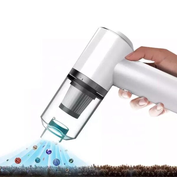 QuickClean Pro: Wireless Handheld Vacuum Cleaner - Wet/Dry Suction, Rechargeable Battery, Gun-Type Design