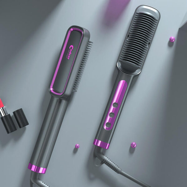 StylePro: 2-in-1 Hair Straightener Brush and Comb